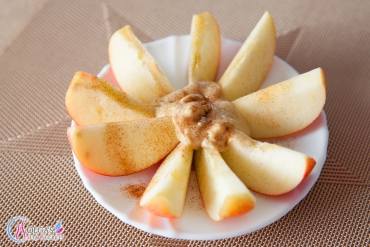 Apple with almond Butter